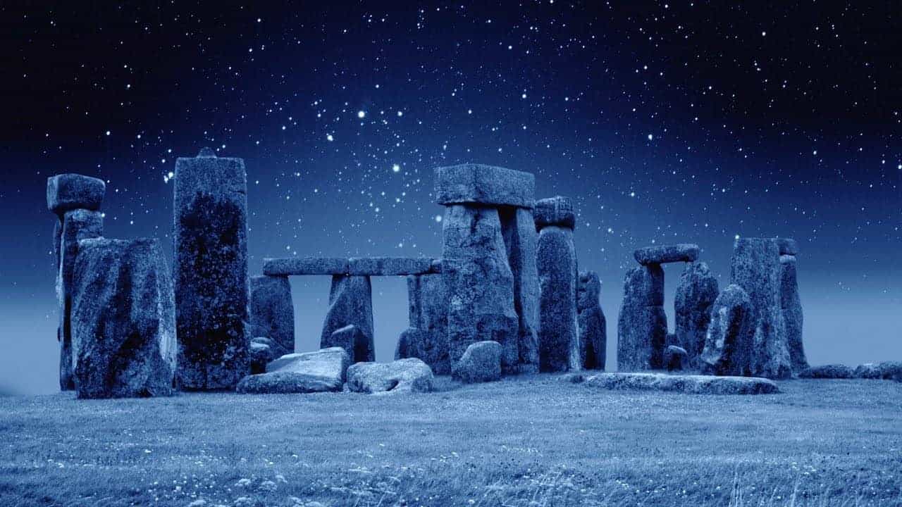 Solstice d'hiver, Stonehenge sous la neige