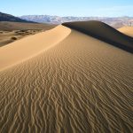Dunes de sable dans le désert de la vallée de la mort